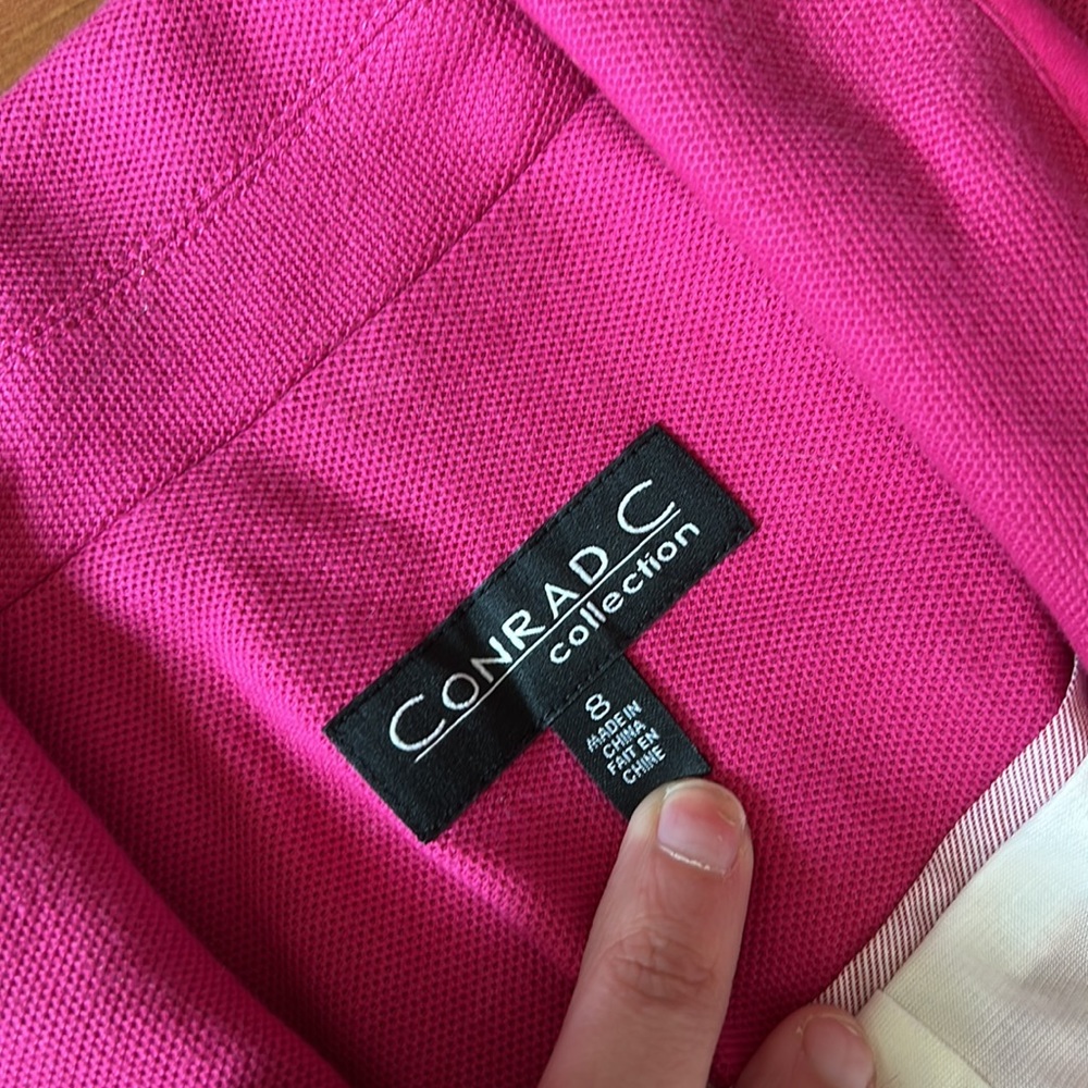 Conrad C Pink Blazer Size 8 - image 4